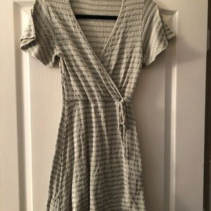 Caution To The Wind Green Wrap Dress